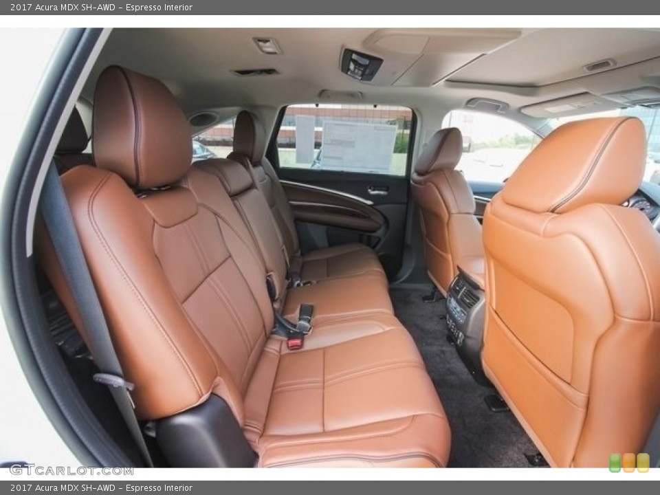 Espresso Interior Rear Seat for the 2017 Acura MDX SH-AWD #118688280