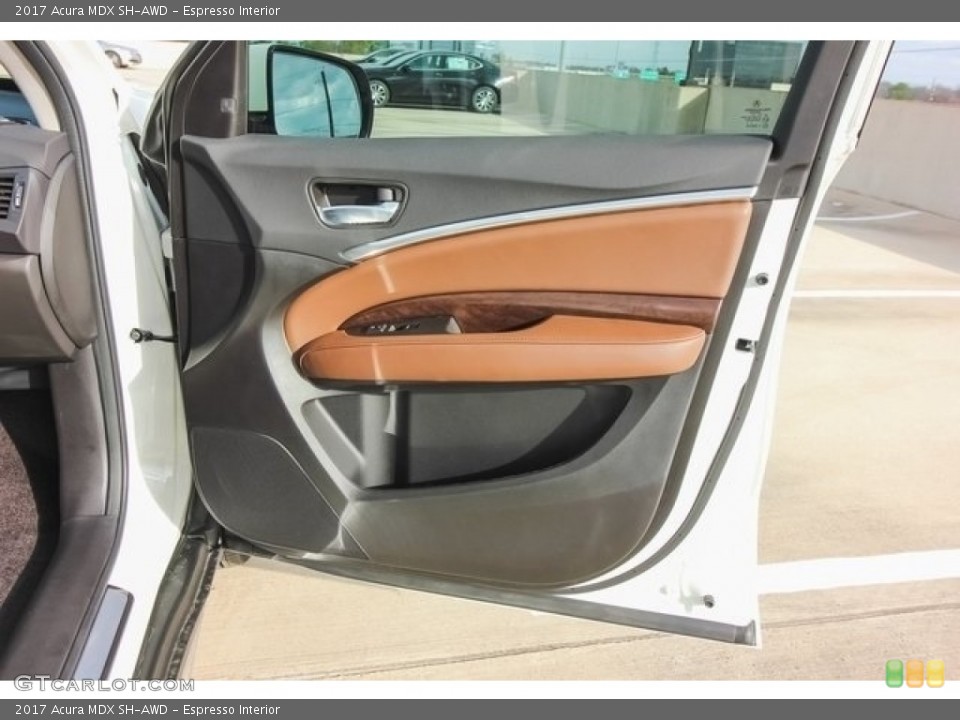 Espresso Interior Door Panel for the 2017 Acura MDX SH-AWD #118688322