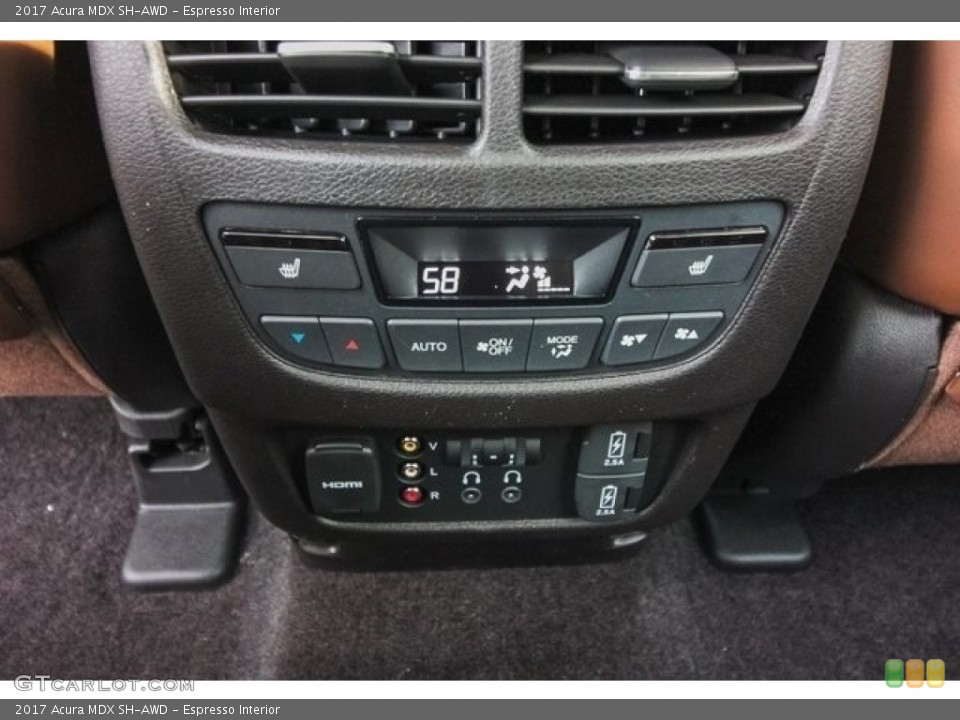 Espresso Interior Controls for the 2017 Acura MDX SH-AWD #118688397