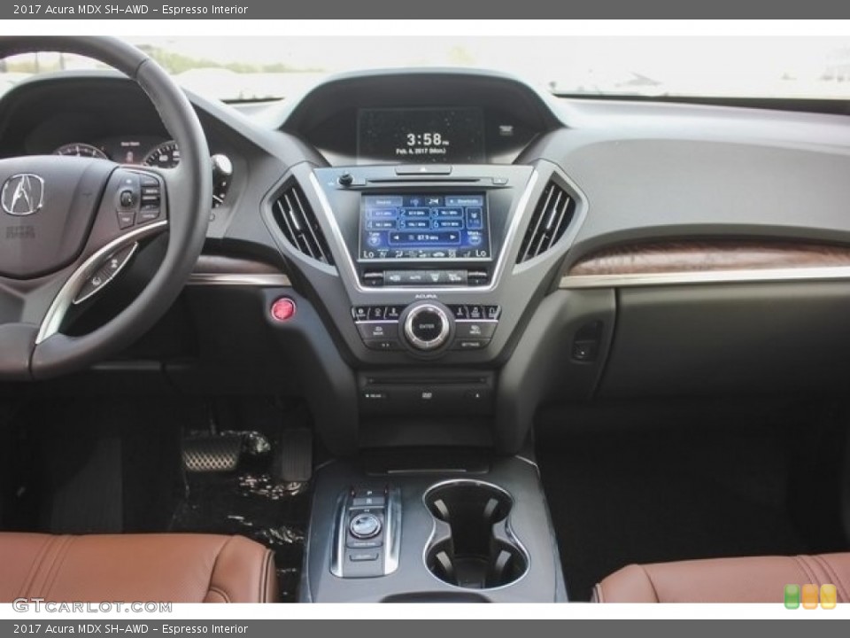 Espresso Interior Controls for the 2017 Acura MDX SH-AWD #118688463