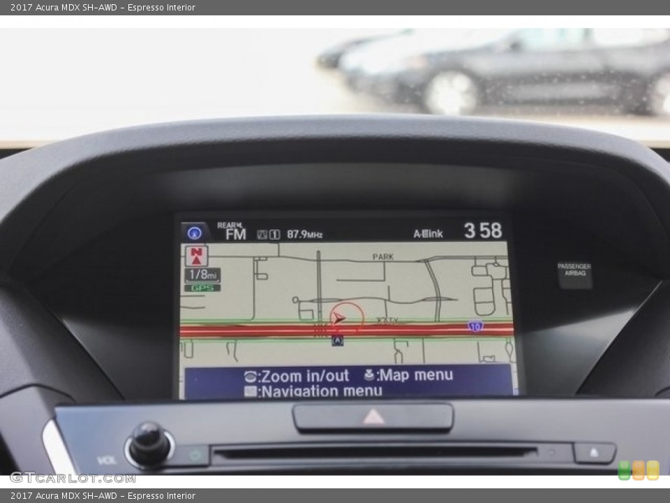 Espresso Interior Navigation for the 2017 Acura MDX SH-AWD #118688481