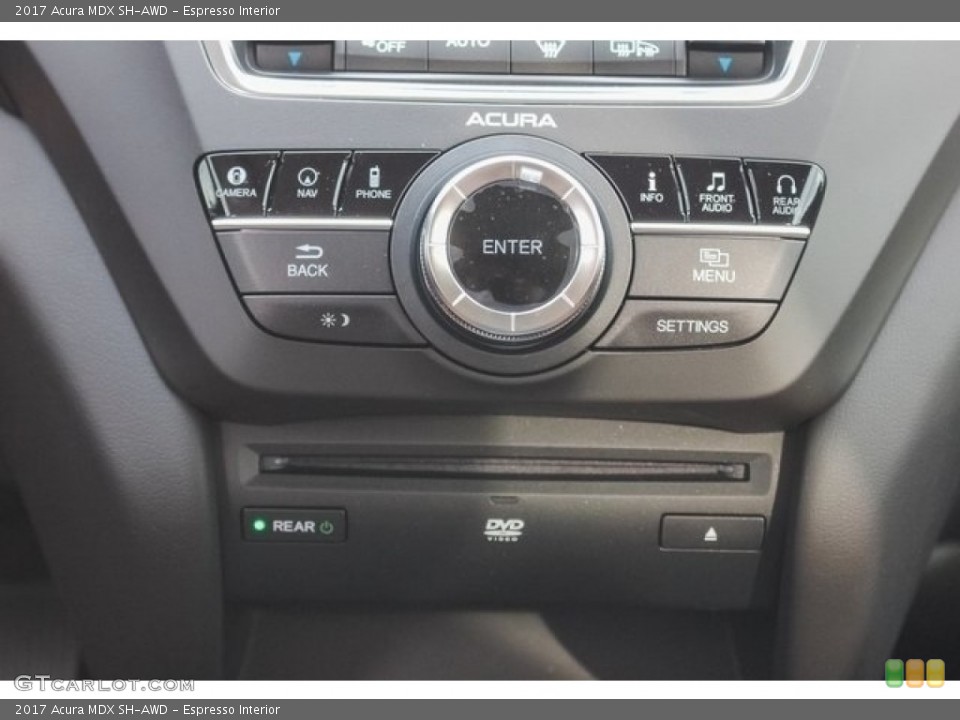 Espresso Interior Controls for the 2017 Acura MDX SH-AWD #118688526