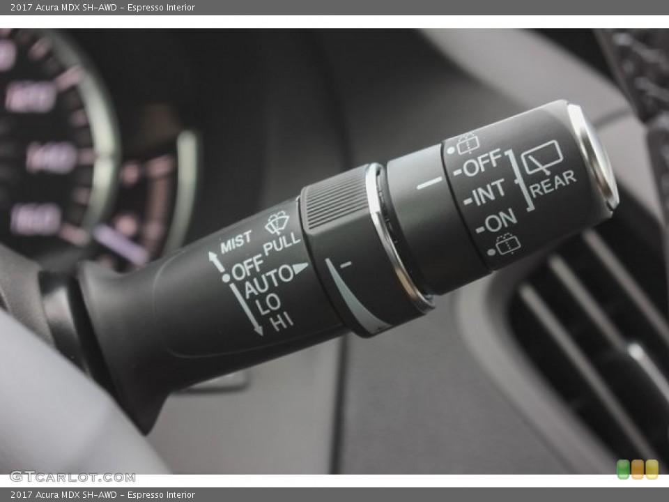 Espresso Interior Controls for the 2017 Acura MDX SH-AWD #118688628