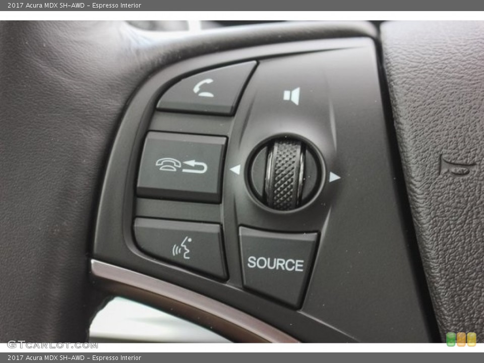 Espresso Interior Controls for the 2017 Acura MDX SH-AWD #118688679
