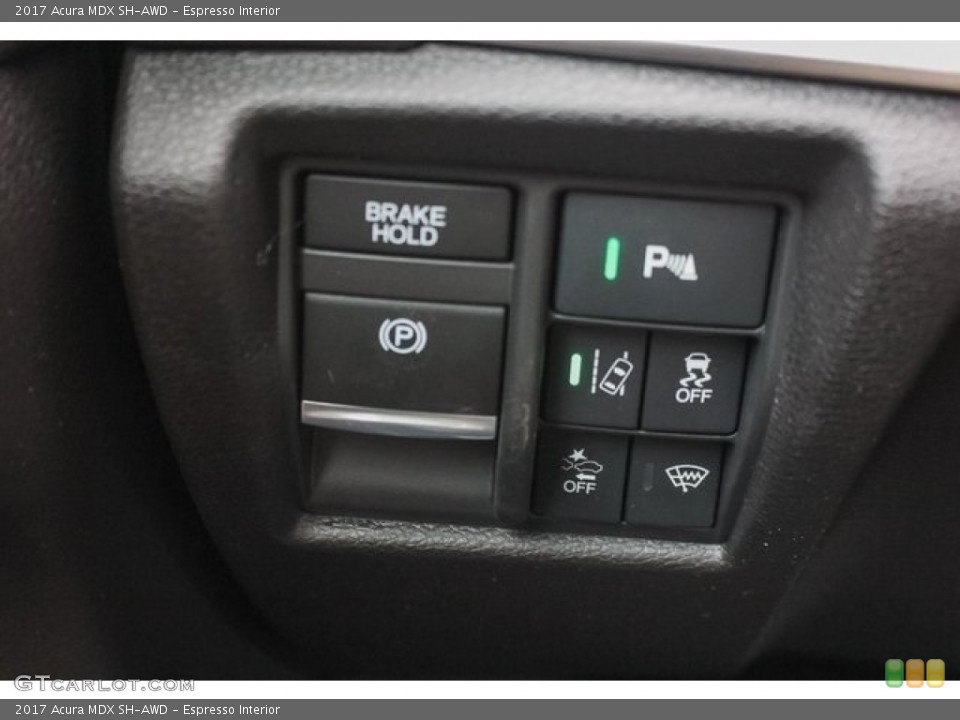 Espresso Interior Controls for the 2017 Acura MDX SH-AWD #118688736