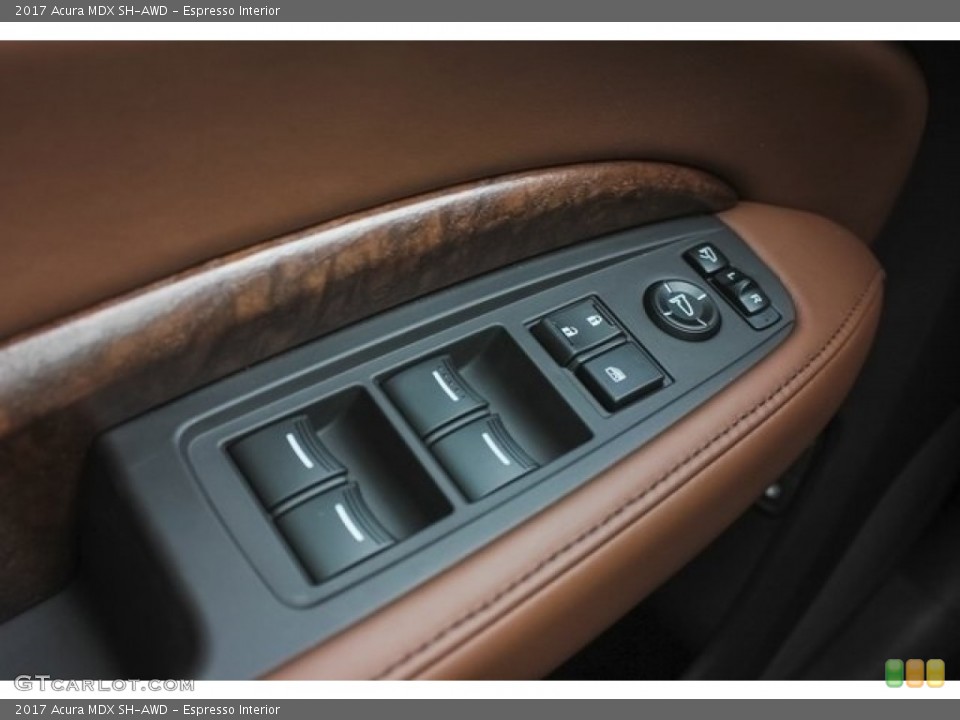 Espresso Interior Controls for the 2017 Acura MDX SH-AWD #118688751