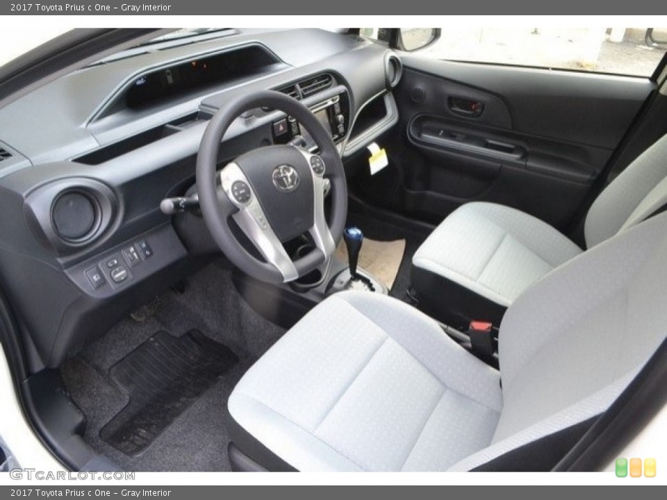 Gray Interior Photo for the 2017 Toyota Prius c One #118697943