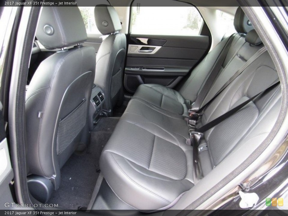 Jet Interior Rear Seat for the 2017 Jaguar XF 35t Prestige #118701876