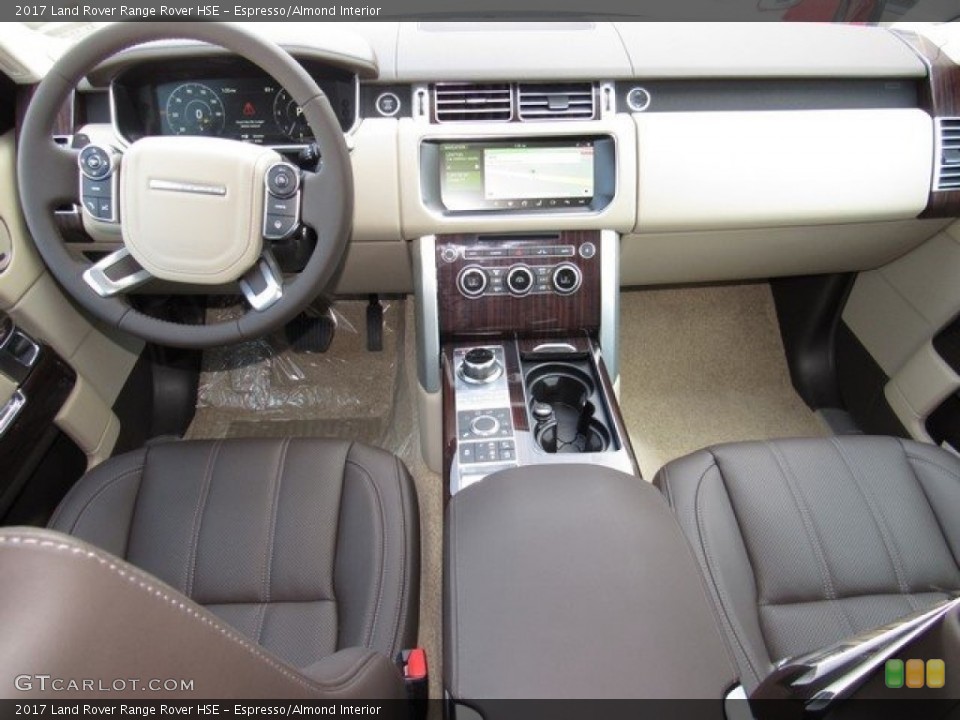 Espresso/Almond Interior Dashboard for the 2017 Land Rover Range Rover HSE #118703973