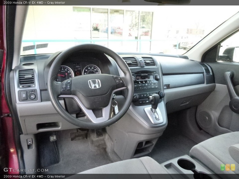 Gray Interior Photo for the 2009 Honda CR-V EX 4WD #118704174