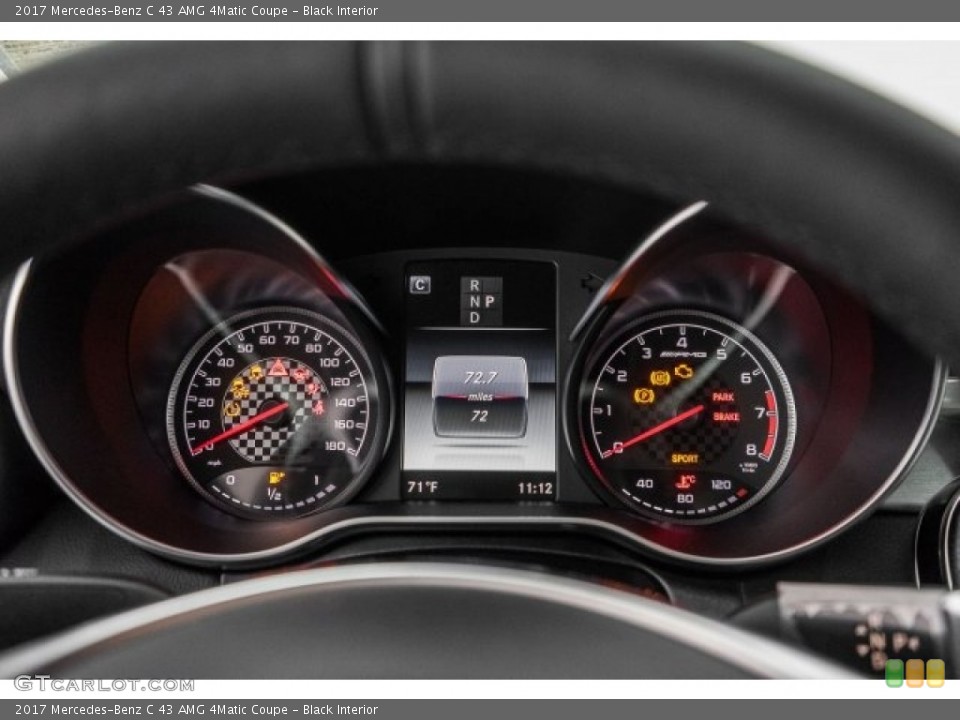 Black Interior Gauges for the 2017 Mercedes-Benz C 43 AMG 4Matic Coupe #118705125