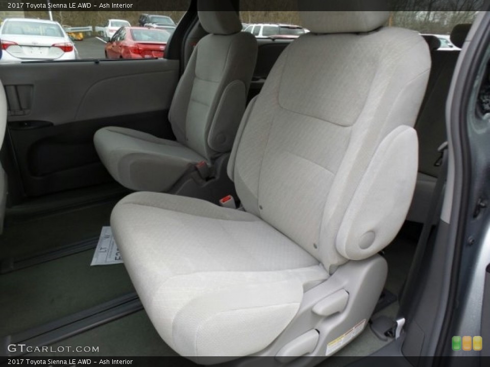 Ash Interior Rear Seat for the 2017 Toyota Sienna LE AWD #118713324