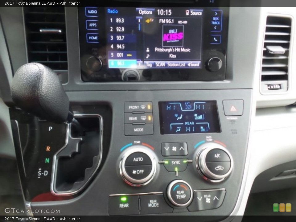 Ash Interior Controls for the 2017 Toyota Sienna LE AWD #118713630