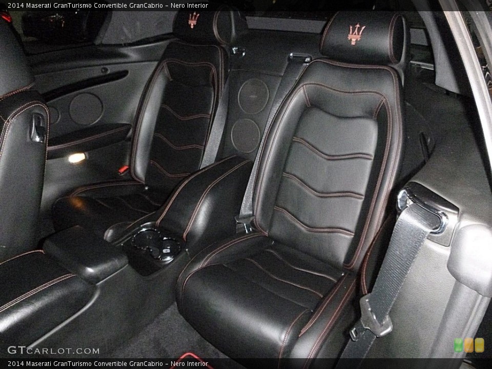 Nero Interior Rear Seat for the 2014 Maserati GranTurismo Convertible GranCabrio #118713879