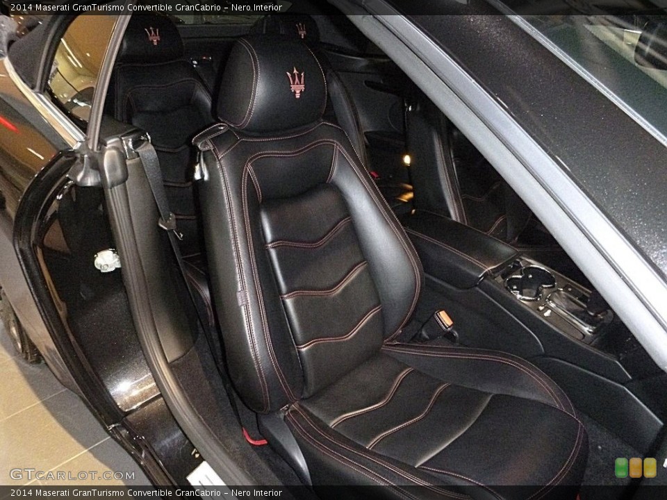 Nero Interior Front Seat for the 2014 Maserati GranTurismo Convertible GranCabrio #118713957