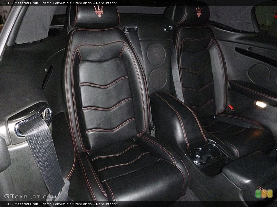 Nero Interior Rear Seat for the 2014 Maserati GranTurismo Convertible GranCabrio #118714008