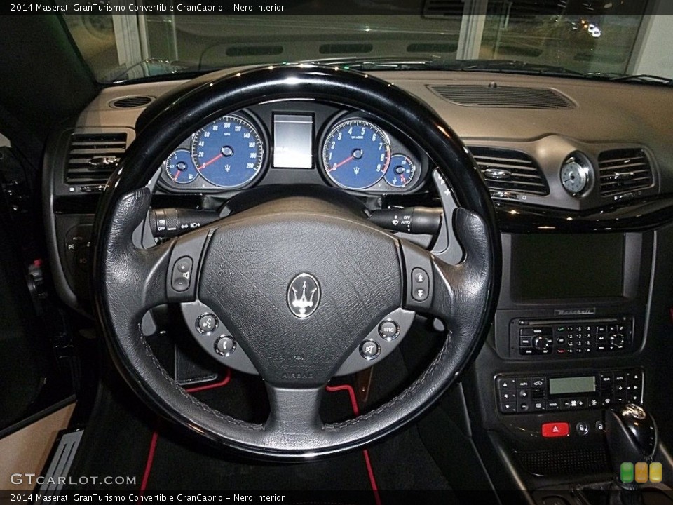 Nero Interior Steering Wheel for the 2014 Maserati GranTurismo Convertible GranCabrio #118714083