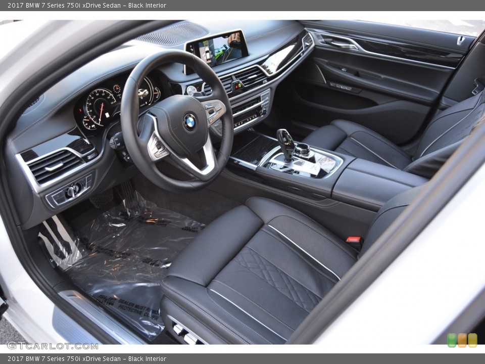 Black Interior Photo for the 2017 BMW 7 Series 750i xDrive Sedan #118715952