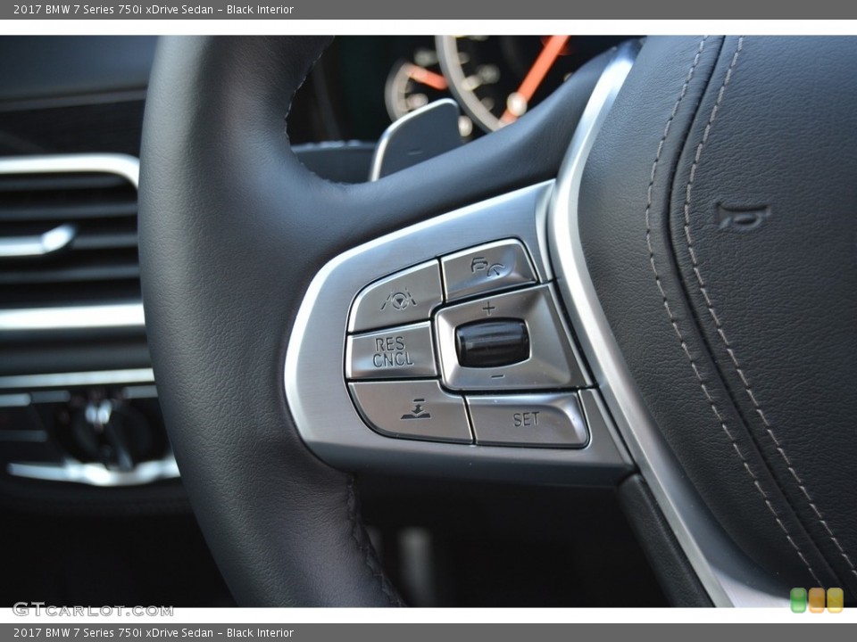 Black Interior Controls for the 2017 BMW 7 Series 750i xDrive Sedan #118716105
