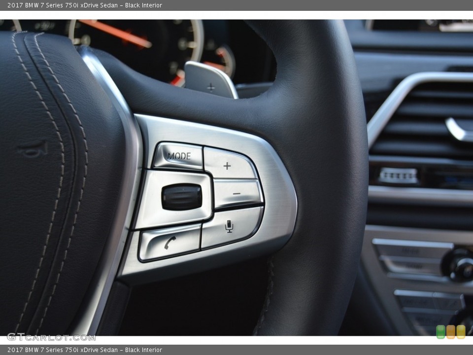 Black Interior Controls for the 2017 BMW 7 Series 750i xDrive Sedan #118716120