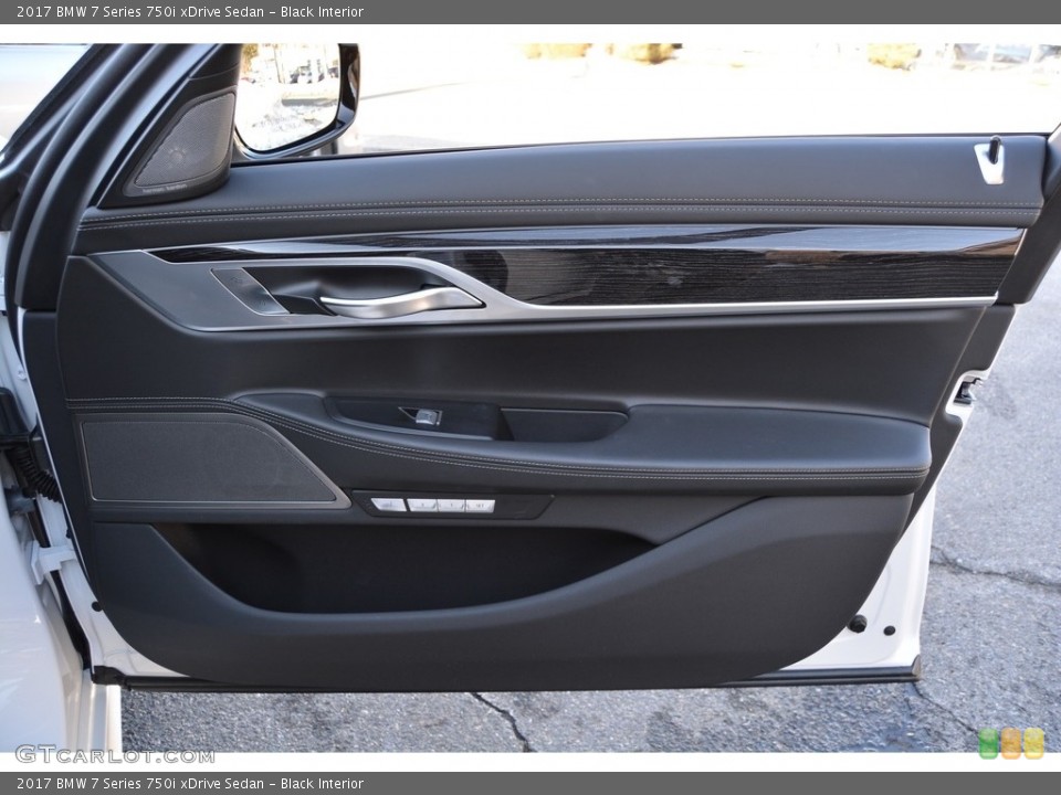 Black Interior Door Panel for the 2017 BMW 7 Series 750i xDrive Sedan #118716234