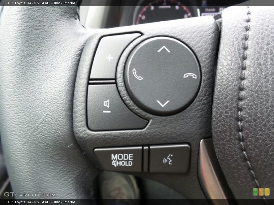 Black Interior Controls for the 2017 Toyota RAV4 SE AWD #118718295
