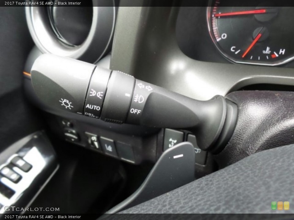 Black Interior Controls for the 2017 Toyota RAV4 SE AWD #118718310