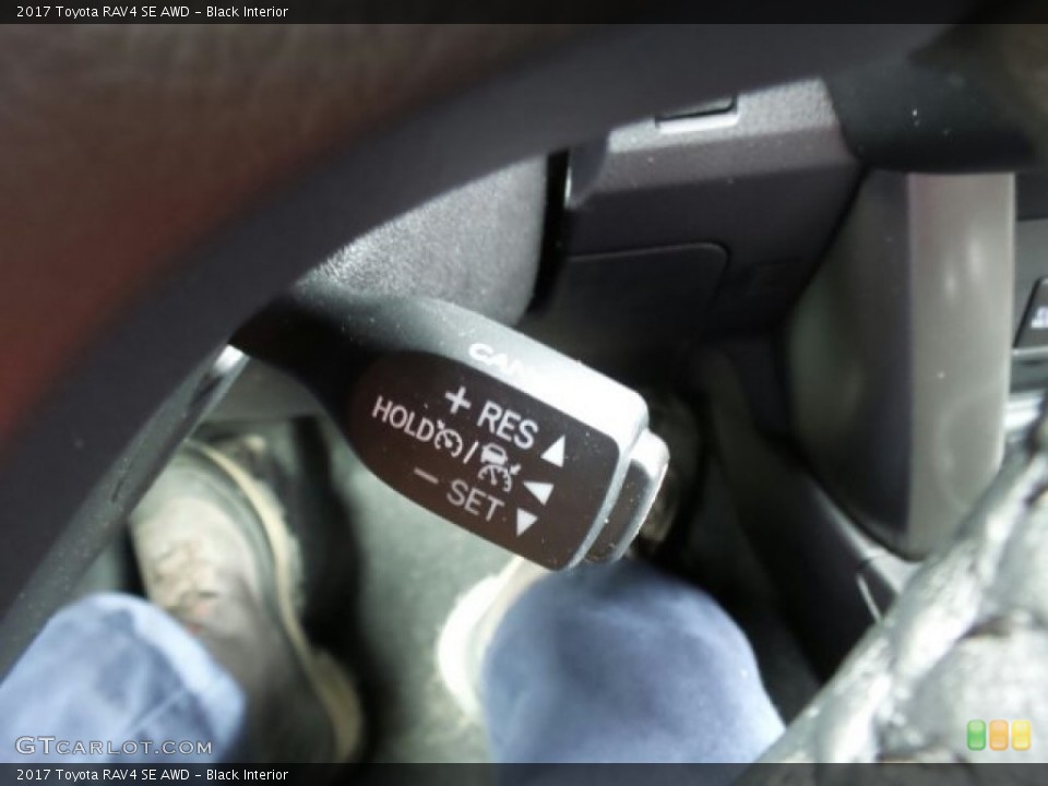 Black Interior Controls for the 2017 Toyota RAV4 SE AWD #118718349