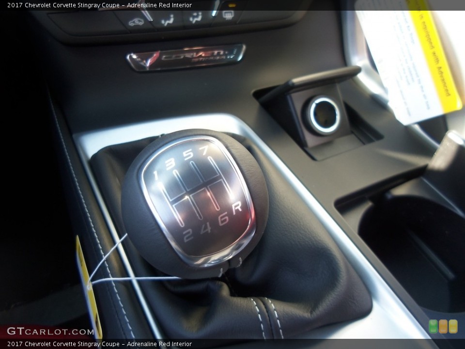 Adrenaline Red Interior Transmission for the 2017 Chevrolet Corvette Stingray Coupe #118720857