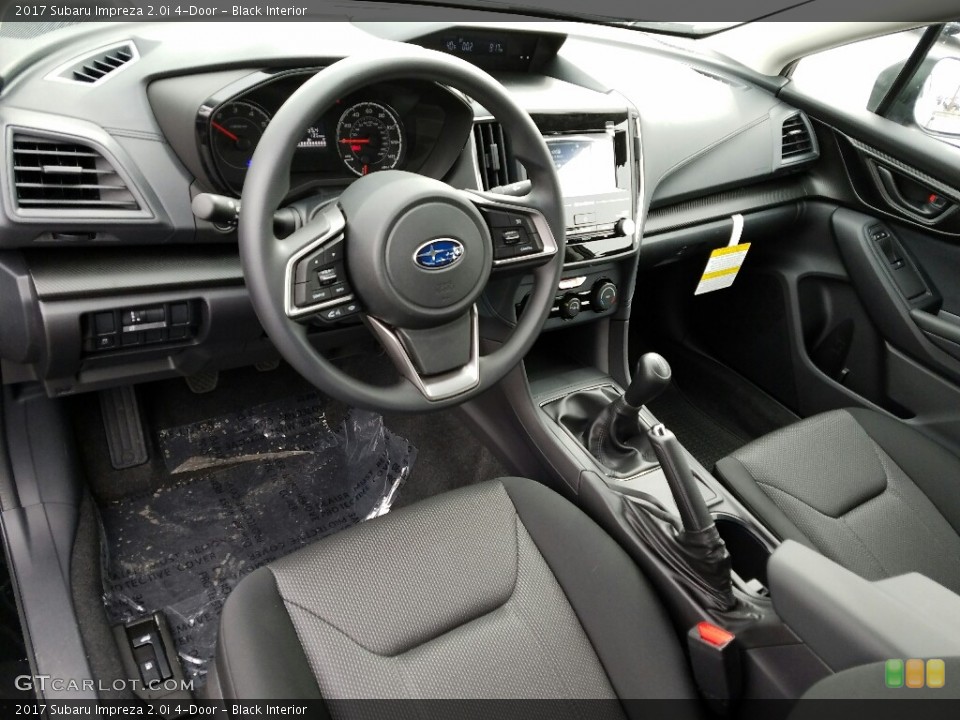 Black Interior Photo for the 2017 Subaru Impreza 2.0i 4-Door #118721556