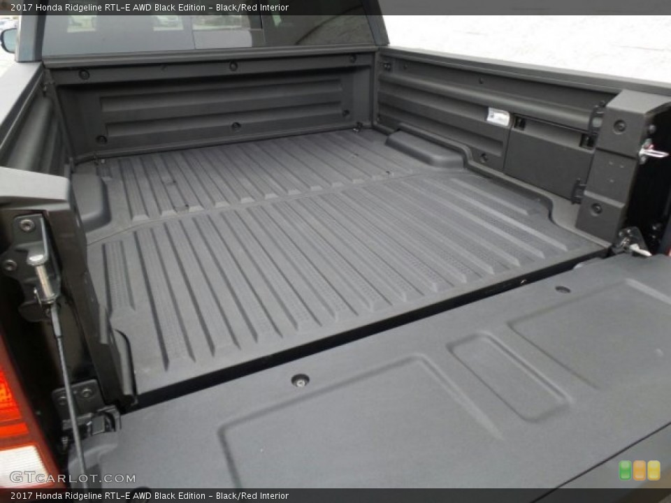 Black/Red Interior Trunk for the 2017 Honda Ridgeline RTL-E AWD Black Edition #118722616