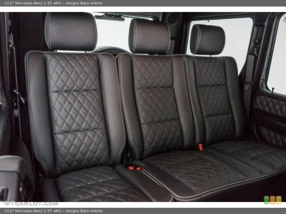designo Black Interior Rear Seat for the 2017 Mercedes-Benz G 65 AMG #118723848