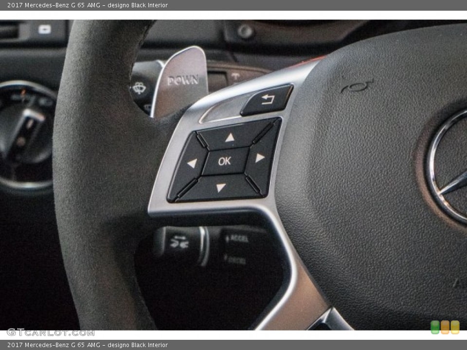 designo Black Interior Controls for the 2017 Mercedes-Benz G 65 AMG #118723911