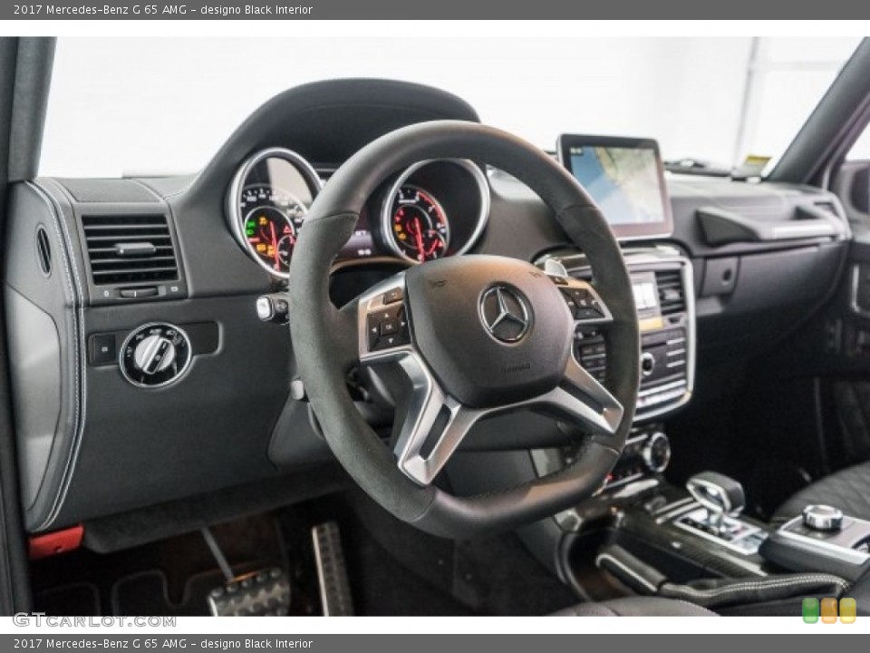 designo Black Interior Steering Wheel for the 2017 Mercedes-Benz G 65 AMG #118723944