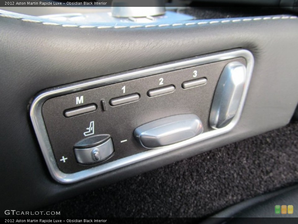 Obsidian Black Interior Controls for the 2012 Aston Martin Rapide Luxe #118726191