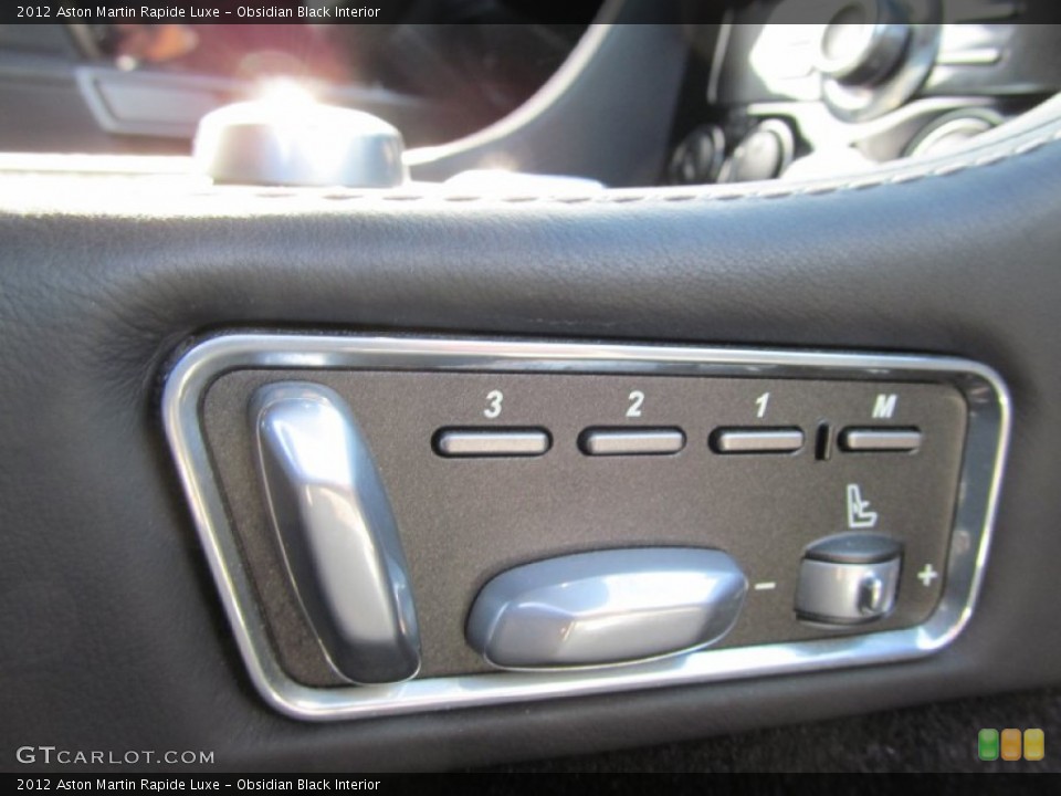 Obsidian Black Interior Controls for the 2012 Aston Martin Rapide Luxe #118726236