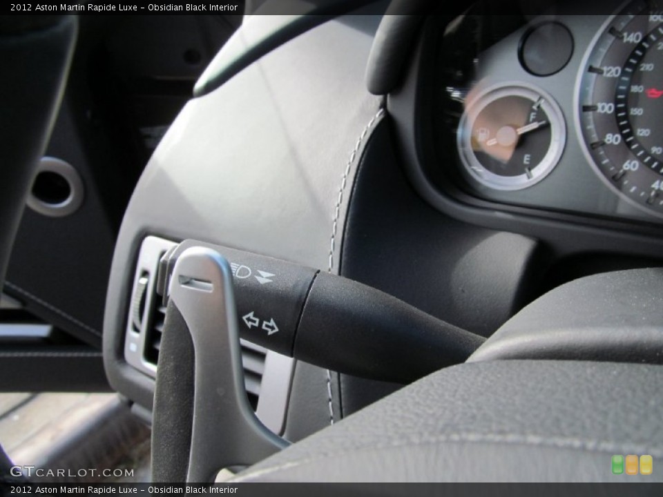 Obsidian Black Interior Controls for the 2012 Aston Martin Rapide Luxe #118726686