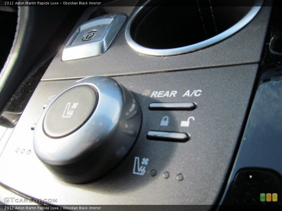 Obsidian Black Interior Controls for the 2012 Aston Martin Rapide Luxe #118726821