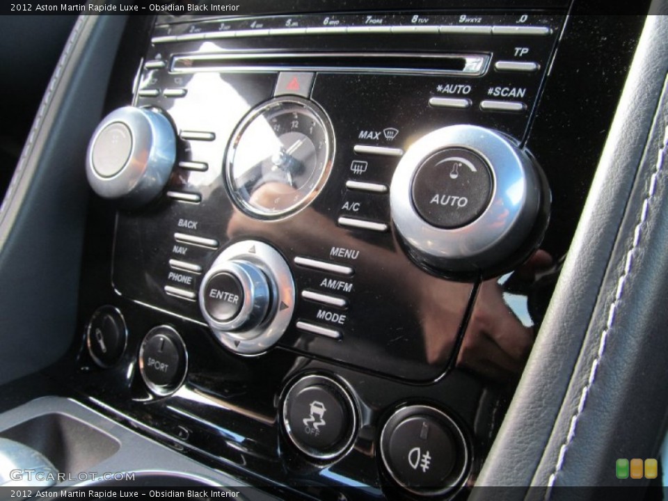 Obsidian Black Interior Controls for the 2012 Aston Martin Rapide Luxe #118726865