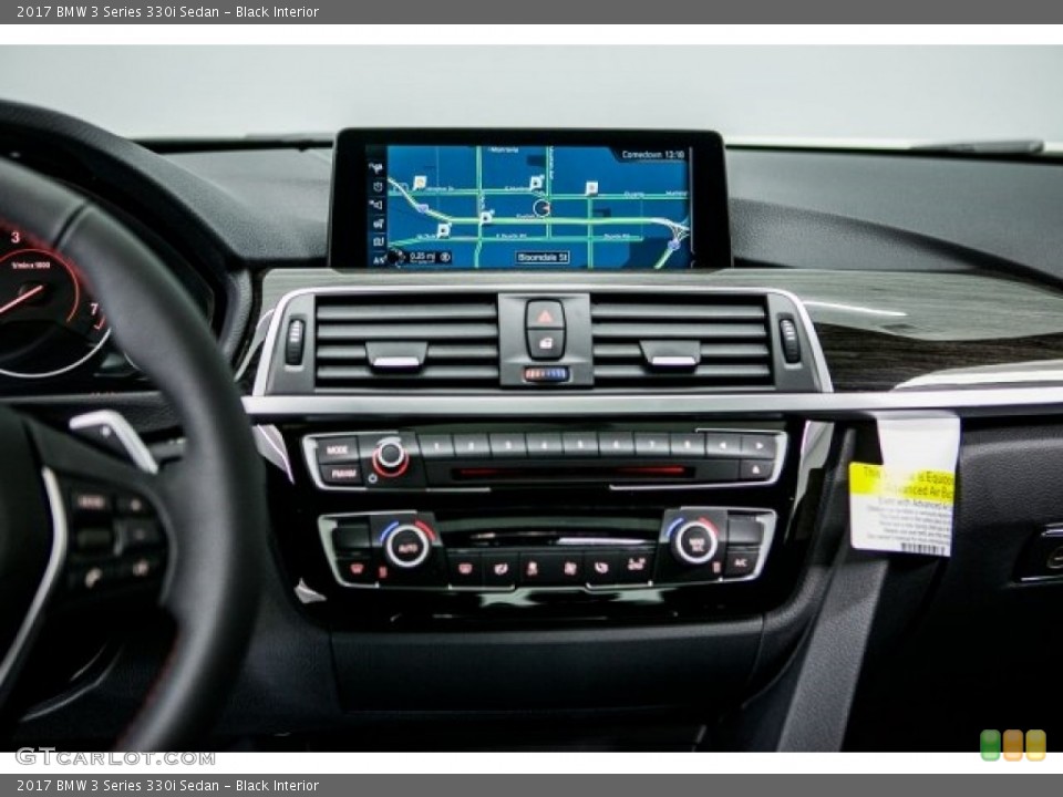 Black Interior Controls for the 2017 BMW 3 Series 330i Sedan #118729155