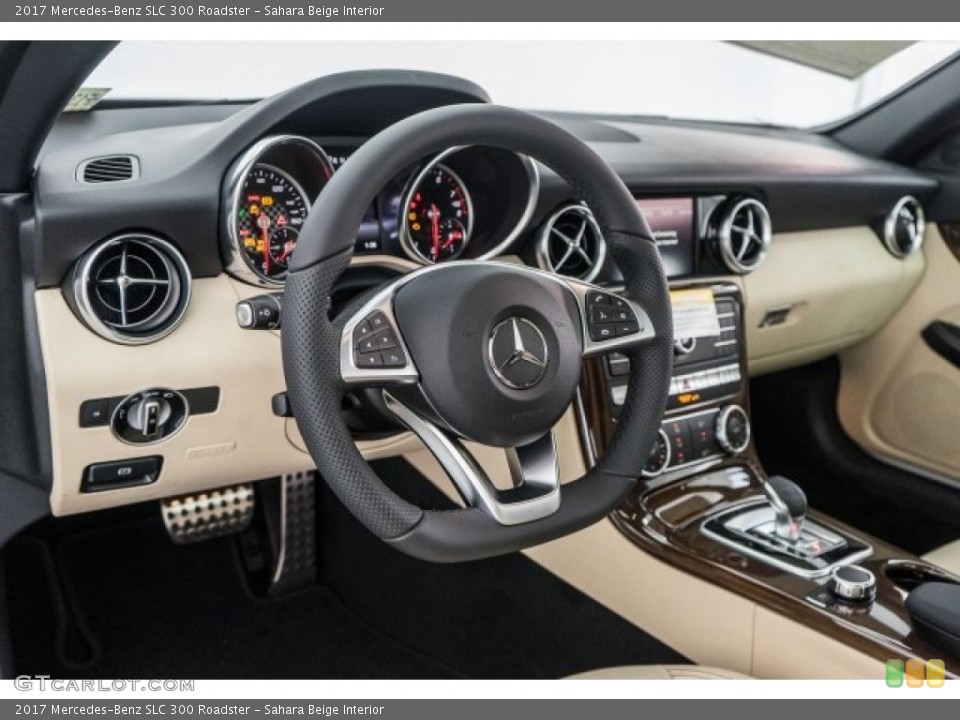 Sahara Beige Interior Dashboard for the 2017 Mercedes-Benz SLC 300 Roadster #118734369