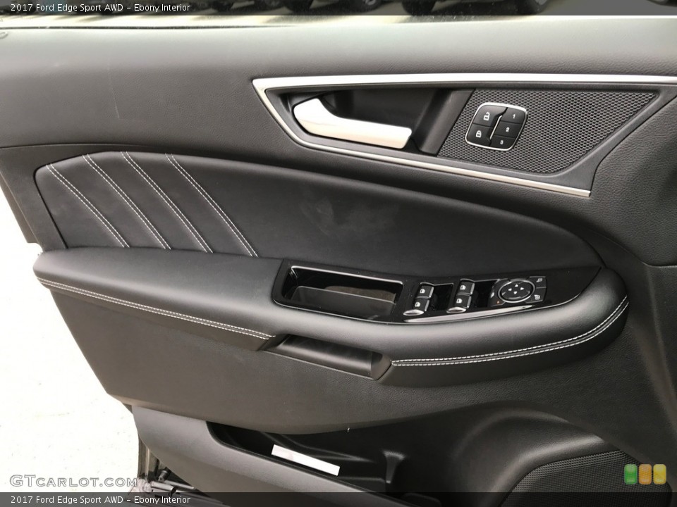 Ebony Interior Door Panel for the 2017 Ford Edge Sport AWD #118746384