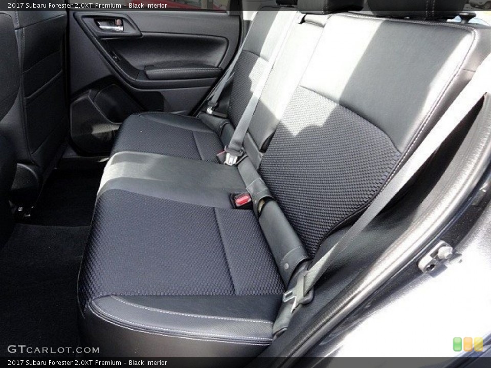 Black Interior Rear Seat for the 2017 Subaru Forester 2.0XT Premium #118749372