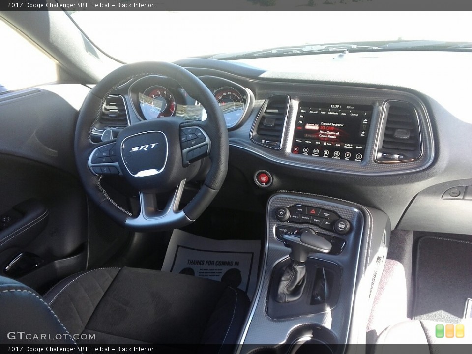 Black Interior Dashboard for the 2017 Dodge Challenger SRT Hellcat #118749507