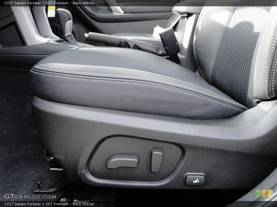 Black Interior Front Seat for the 2017 Subaru Forester 2.0XT Premium #118749516