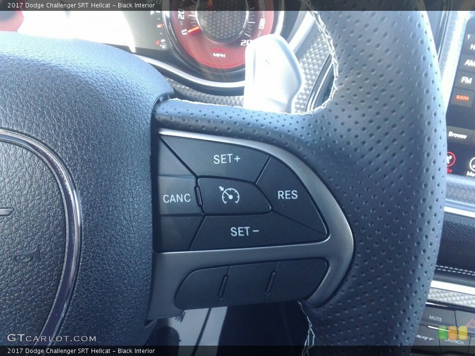 Black Interior Controls for the 2017 Dodge Challenger SRT Hellcat #118749654