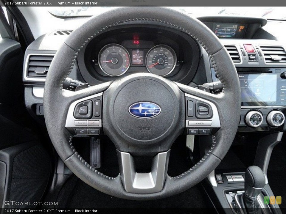 Black Interior Steering Wheel for the 2017 Subaru Forester 2.0XT Premium #118749732