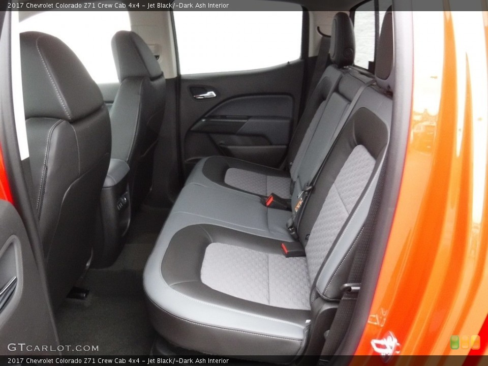 Jet Black/­Dark Ash Interior Rear Seat for the 2017 Chevrolet Colorado Z71 Crew Cab 4x4 #118755594