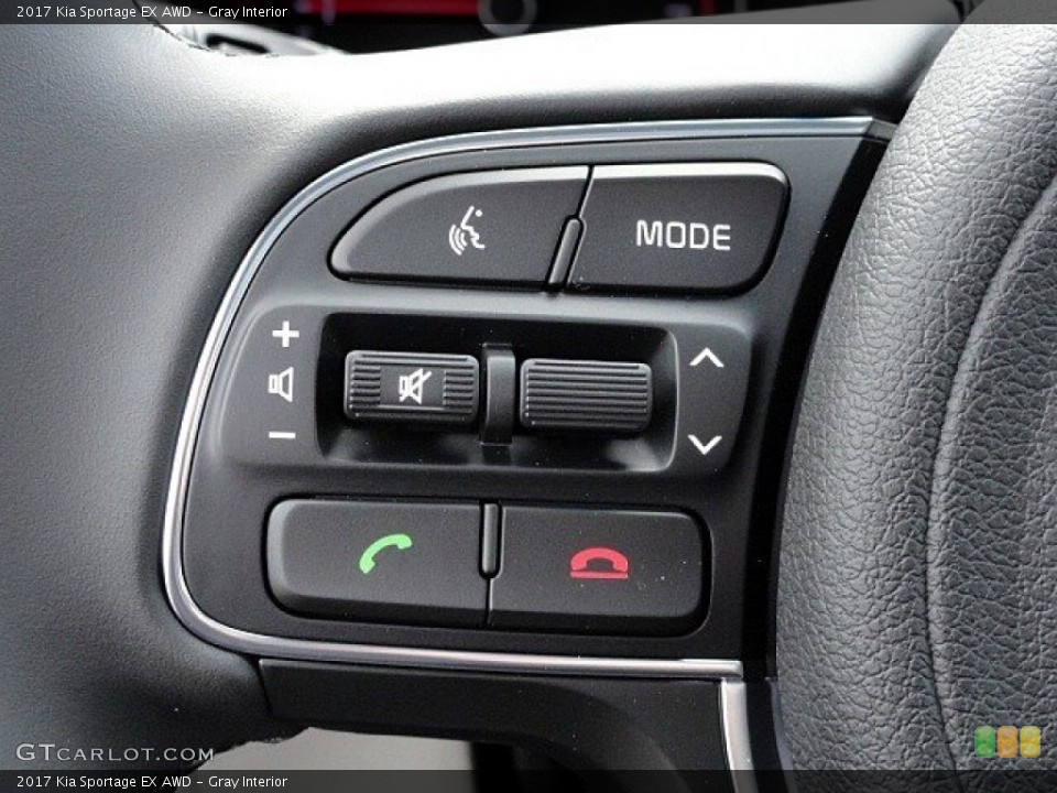 Gray Interior Controls for the 2017 Kia Sportage EX AWD #118757328