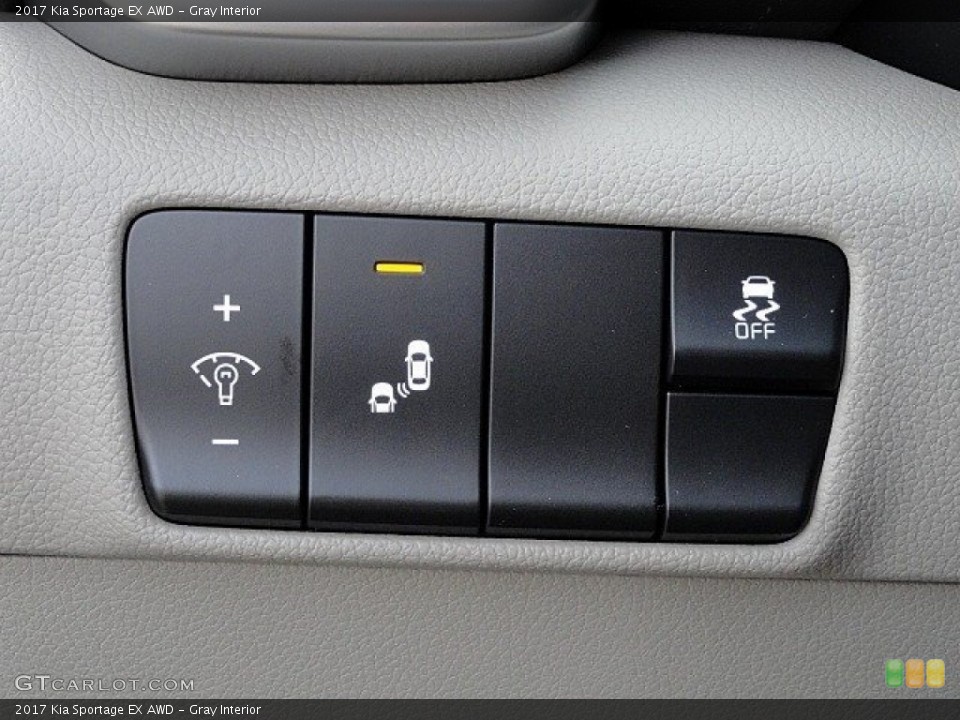Gray Interior Controls for the 2017 Kia Sportage EX AWD #118757373